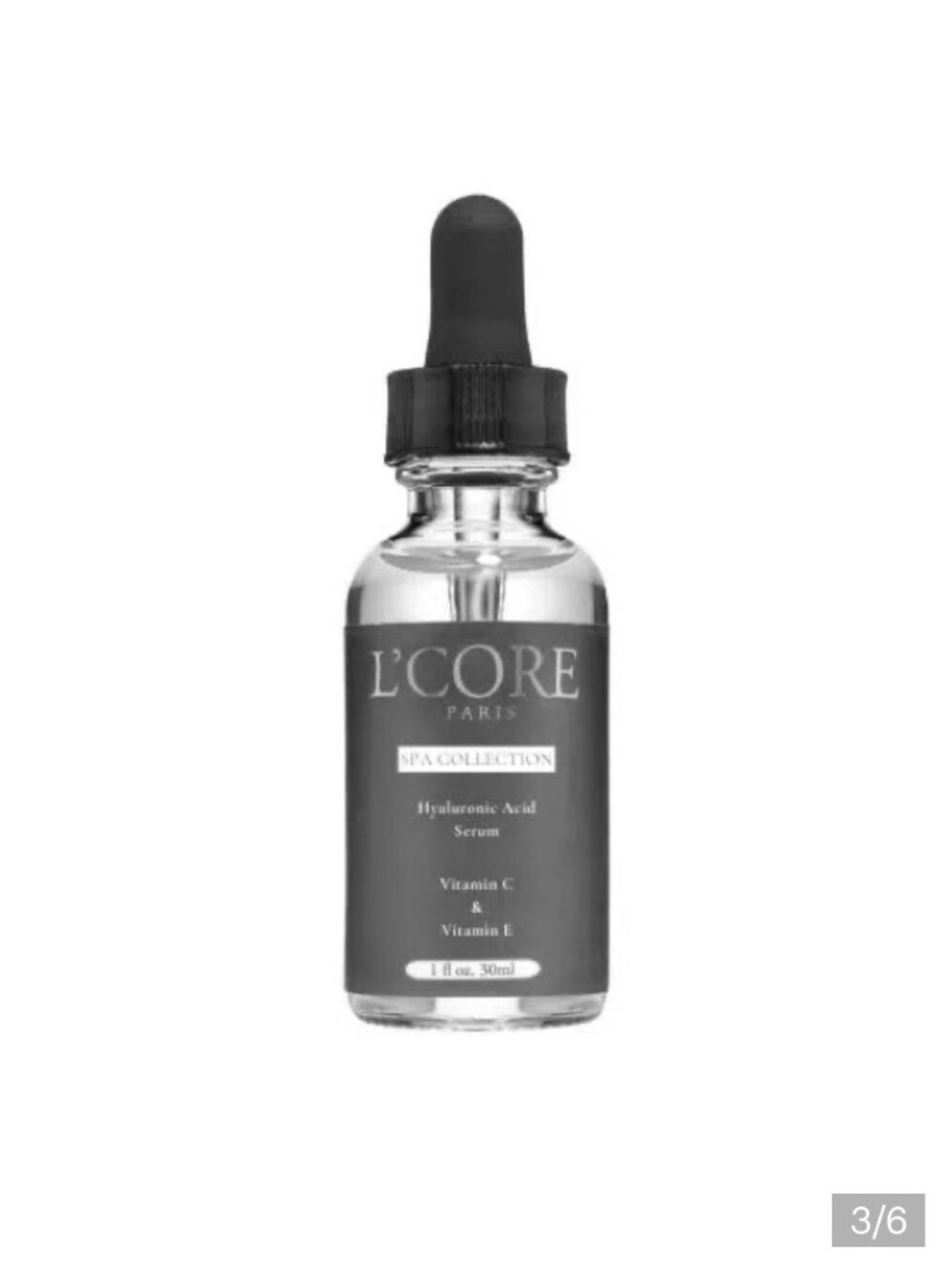 L'CORE Spa Collection Hyaluronic Acid Serum With Vitamin C & E NIB NEW - Picture 4 of 9